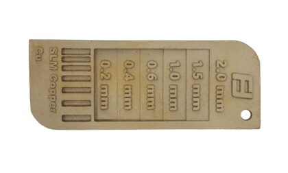 SLM 3D Printed Brass Wall Thickness Tester
