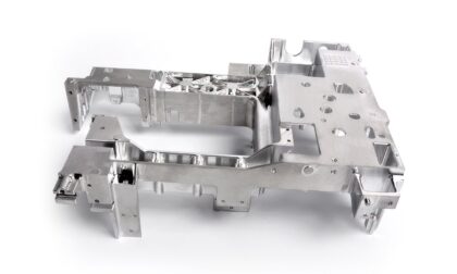 CNC Machined Aluminum Alloy Chassis Complex Geometry