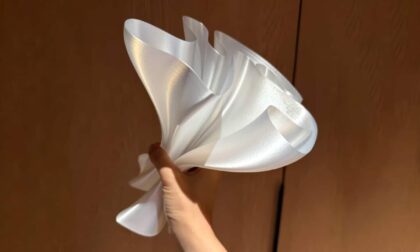 FDM 3D Printed Bouquet Vase with Silk PLA