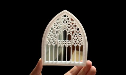 FDM 3D Printed Church Windows for Dollhouse Scenery