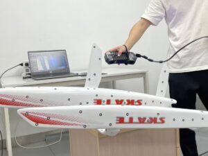 Handheld 3D Scanning Model Aircraft for Reverse Engineering