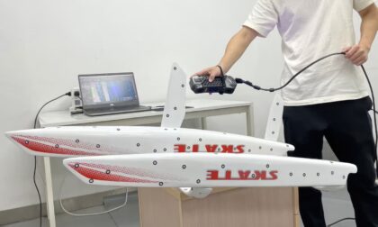 Handheld 3D Scanning Model Aircraft for Reverse Engineering