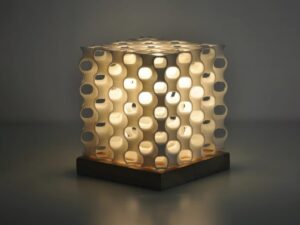 Parametric Lamp 3D Printed with SLS Nylon PA11
