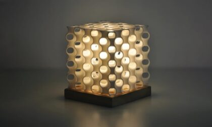 Parametric Lamp 3D Printed with SLS Nylon PA11