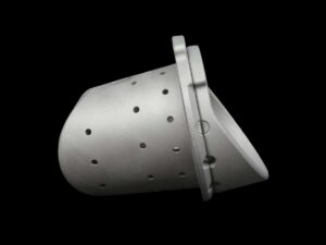 SLM 3D Printed 316L Perforated Exhaust Diffuser Components