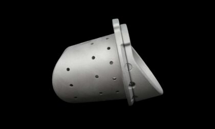 SLM 3D Printed 316L Perforated Exhaust Diffuser Components