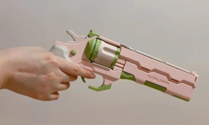 3D Printed Cyberpunk 2077-Inspired Toy Gun Malorian Arms 3516
