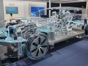 CNC Transparent Car Model Showcases Engineering Brilliance