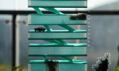 FDM 3D Printed Conceptual Parking Structure Model