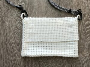 FDM 3D Printed Grid-Pattern Crossbody Bag