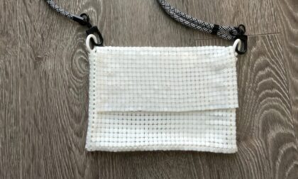 FDM 3D Printed Grid-Pattern Crossbody Bag