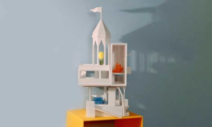FDM 3D Printed Villa Conceptual Model Inspired by Monument Valley