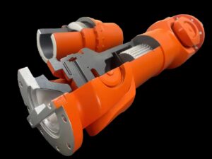 SLA 3D Printed Heavy-duty Mechanical Unit Sectional Model
