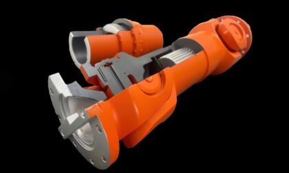 SLA 3D Printed Heavy-duty Mechanical Unit Sectional Model