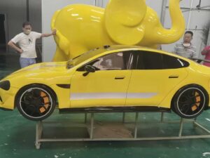 Full-Size SU7 Ultra Car Model Made with 3D Printing