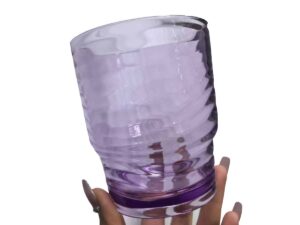 SLA 3D Printed and Dyed Clear Resin Cup Prototype
