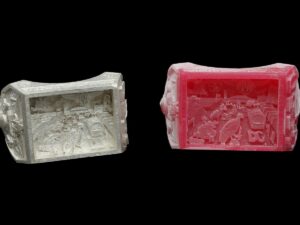 Castable Wax and Silver Prototypes of Commemorative Diorama Ring