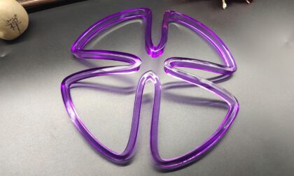 Light and Color Optical-Grade Resin 3D Prints