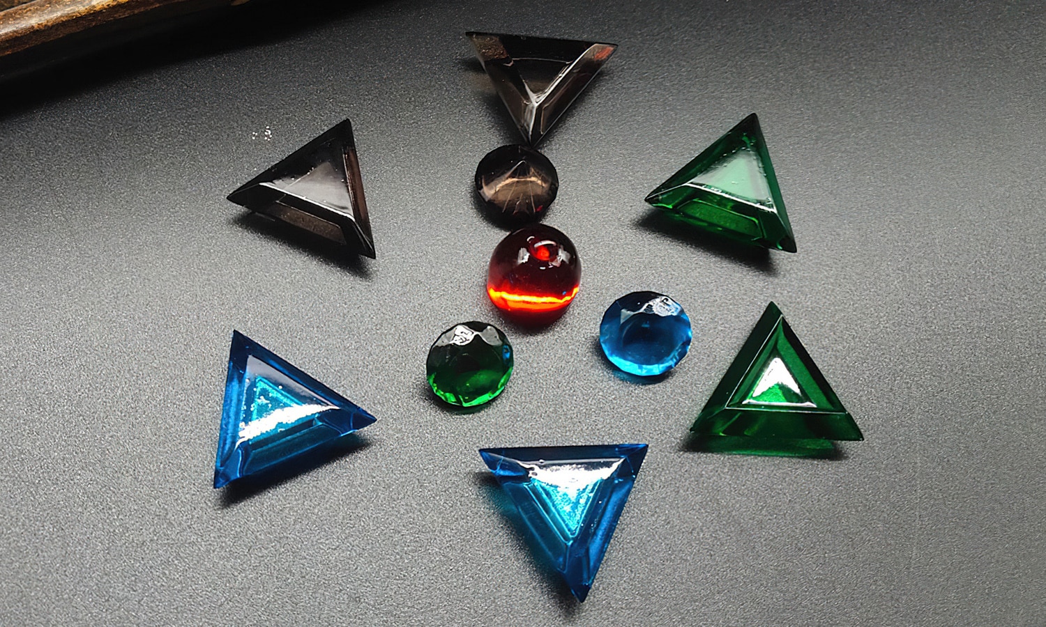SLA 3D Printed Clear Resin Colorful Dyeing - FacFox