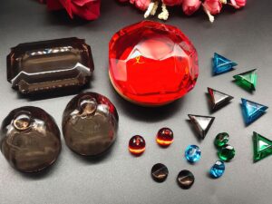 SLA 3D Printed Crystal-Clear Colorful Resin Display Models