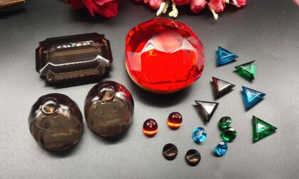 SLA 3D Printed Crystal-Clear Colorful Resin Display Models