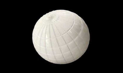 SLA 3D Printed Translucent White Resin Shells with Inner Coating Technique