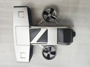 SLA 3D Printed VTOL Vehicle Prototype for Student Design Project