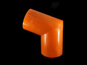 Custom Obtuse-Angle PU Cast Pipe Connector Prototype