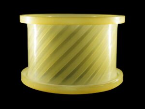 Transparent Helical Coupler Prototype Cast in PU Resin