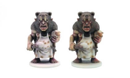 WJP vs Mimaki Full-Color Bear Butcher Miniature