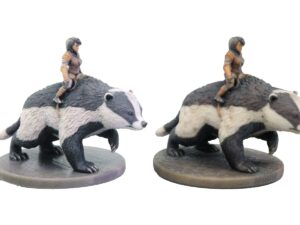 WJP vs Mimaki Full-Color Chibi Rider & Badger Miniature