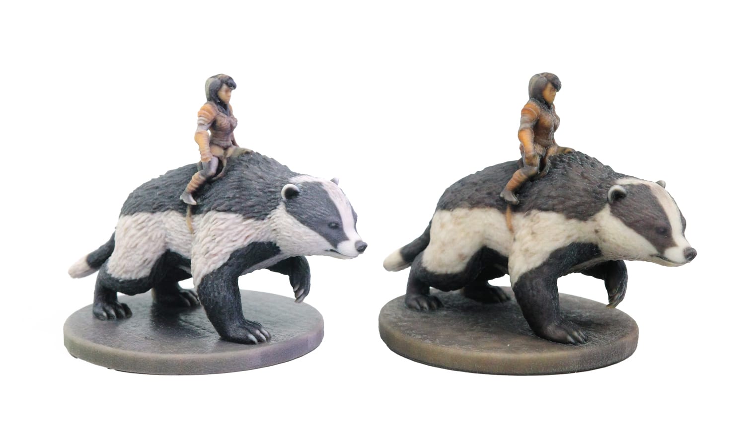 WJP vs Mimaki Full-Color Chibi Rider & Badger Miniature - FacFox