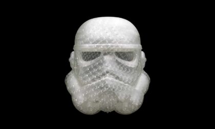 3D Printed Stormtrooper Helmet with SLA Castable Resin