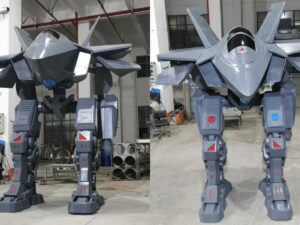 FDM 3D Printed Large-format J-35 Mecha Model