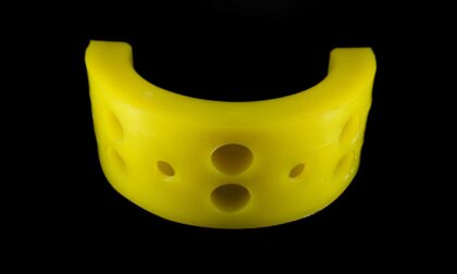 Custom Polyurethane Pipe Supports Made With Vacuum Casting