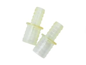 SLA 3D Printed Formlabs High-temp Resin Barbed Hose Adapters