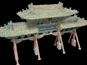 SLA 3D Printed Lanzhou First Workers’ Club Archway Model