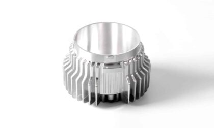 Precision CNC Machined Aluminum Heat Sink Prototype