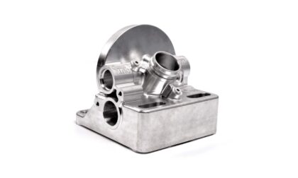 CNC Machined Billet Aluminum Oil Filter Housing