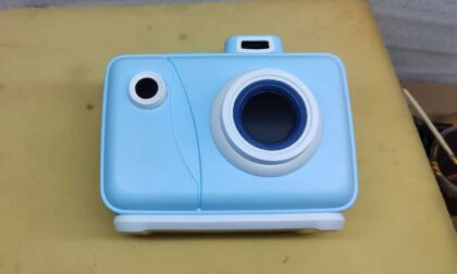 SLA 3D Printed Kid’s Toy Camera Prototype