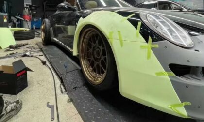 SLA 3D Printed Porsche 911 Custom Widebody Prototype