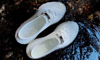 DLP 3D Printed Elastomer Resin River Tracing Shoes