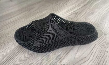 DLP 3D Printed Elastomeric Resin Shoes