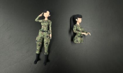 WJP 3D Printed Girls und Panzer Nishi Kinuyo Full-Color Figure