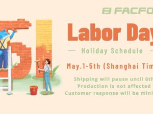 [Holiday Notice] We are under Labor Day holiday off from May.1-5th!