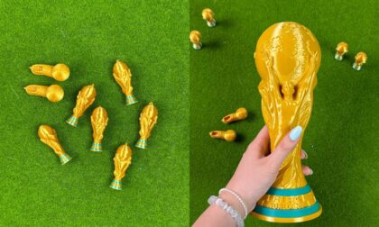 FDM 3D Printed FIFA World Cup Trophy