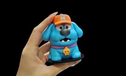Mimaki 3D Printed AI Brand Mascot Marcel