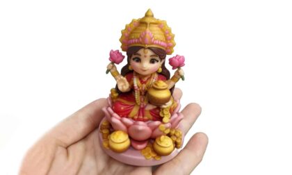 Mimaki 3D Printed Full-color Lakshmi Goddess Figurine