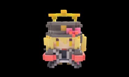 Mimaki 3D Printed Minecraft-style Pixel Avatar Figurines