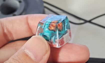 PolyJet 3D Printed Custom Artisan Keycaps